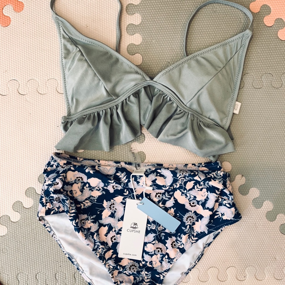 High Wasted Swim Suit